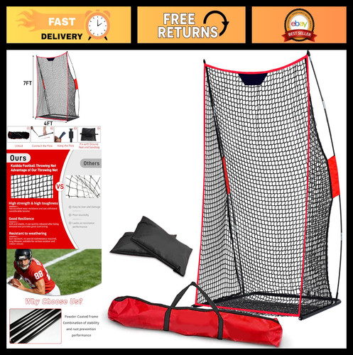 Football throwing net - throwing,